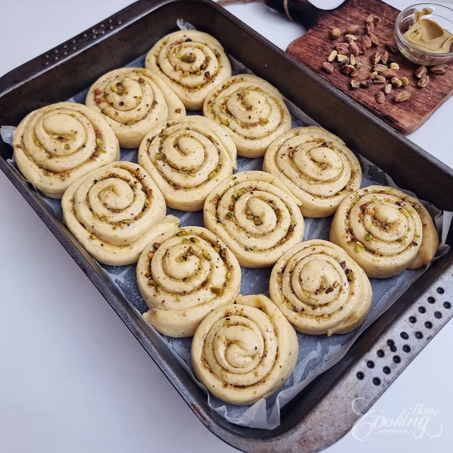 Pistachio Rolls - step20