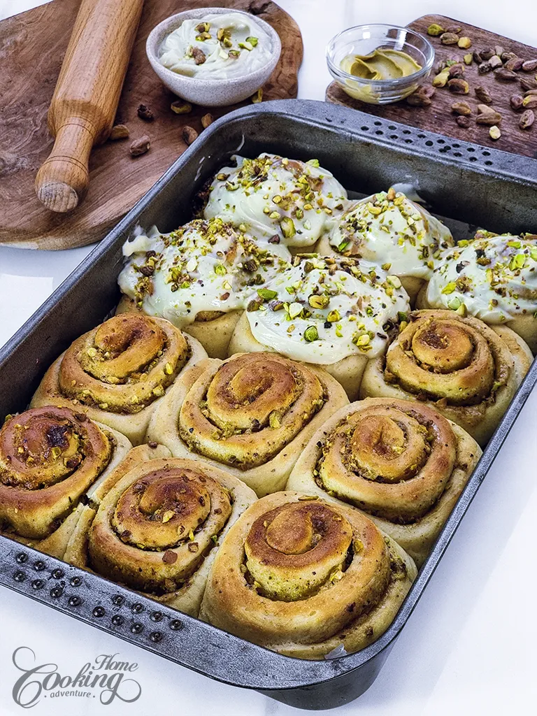 Homemade Pistachio Rolls